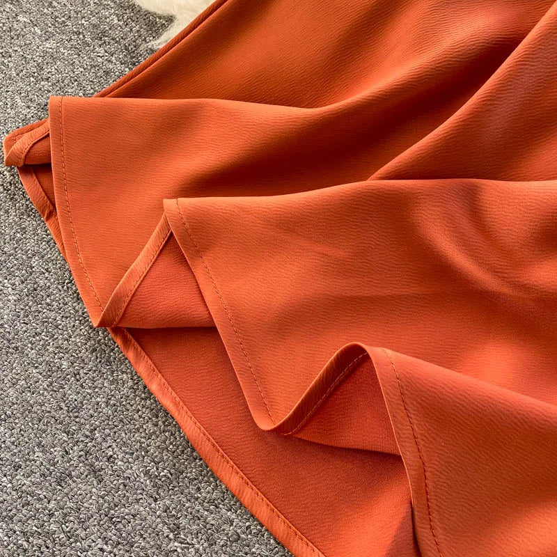 New Women Casual Long Dress Summer Cross V-neck Sexy Off-shoulder Dresses Ladies Sleeveless Slim Satin Long Robe Vestidos