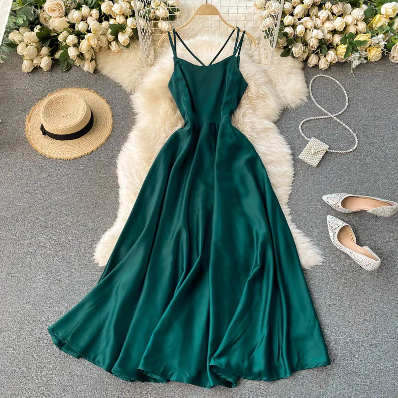 Women Evening Party Dress 2021 New Summer Off Shoulder Sexy Beach Dresses Woman Slim A-line Vingtage Long Robe Vestidos Mujer