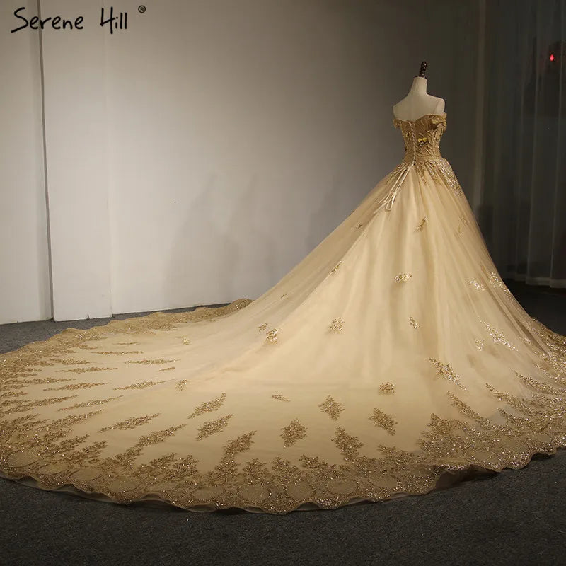New Sleeveless Extreme Luxury Vintage Wedding Dresses 2024 High-end Sexy Beading Sequined Bridal Gown Vestido de Novia