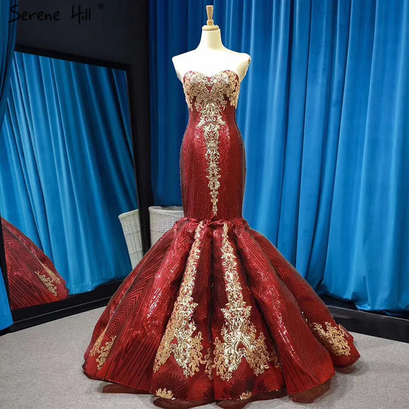 Dubai Blue Sequined Sexy Wedding Dresses 2024 Removable Long Sleeves Luxury Bridal Gowns Real Photo HM66787 Custom Made