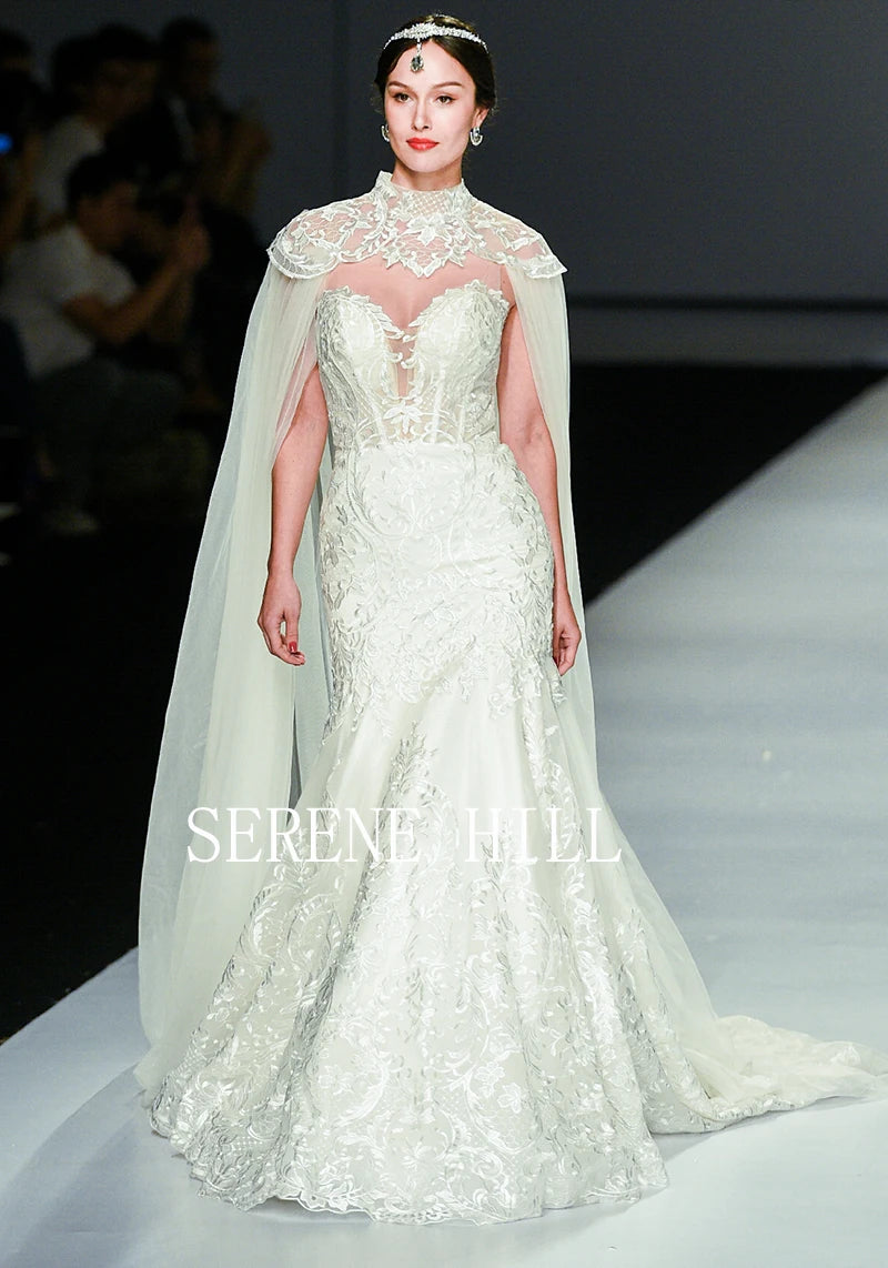 New Sleeveless Sexy High-end CUT-OUT Wedding Dresses 2024 Handmade Flowers Mermaid Vintage Bride Gown Real Photo 66594