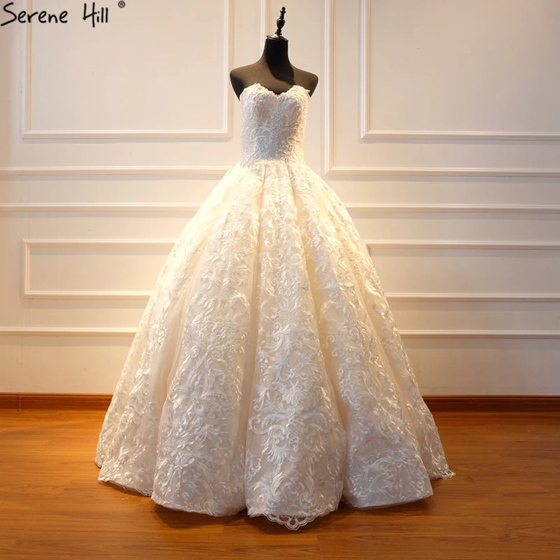 New Vintage High-end Luxury Bridal Wedding Dress 2024 Appliques Beading Off Shoulder Sexy Princess Wedding Gown Real Photo