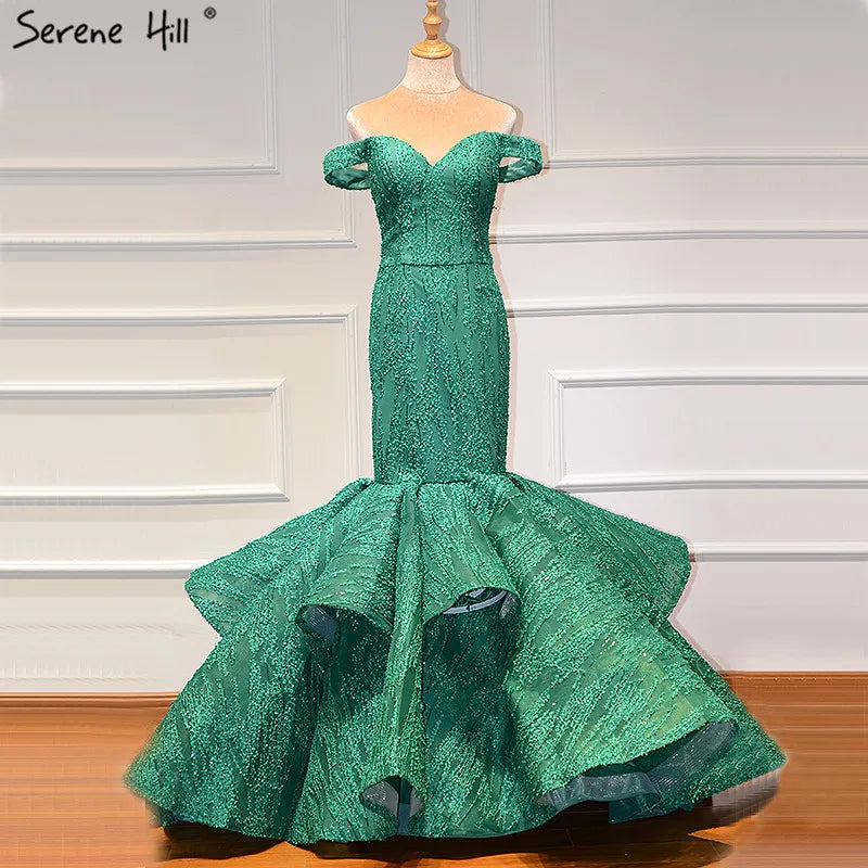 Red Newest Off Shoulder Sexy Wedding Dresses 2024 Appliques Ruffles Fashion Sexy Mermiad Bridal Gown Real Photo HM66614