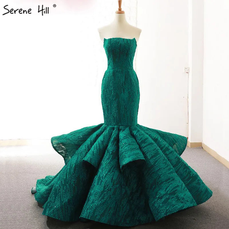Red Newest Off Shoulder Sexy Wedding Dresses 2024 Appliques Ruffles Fashion Sexy Mermiad Bridal Gown Real Photo HM66614