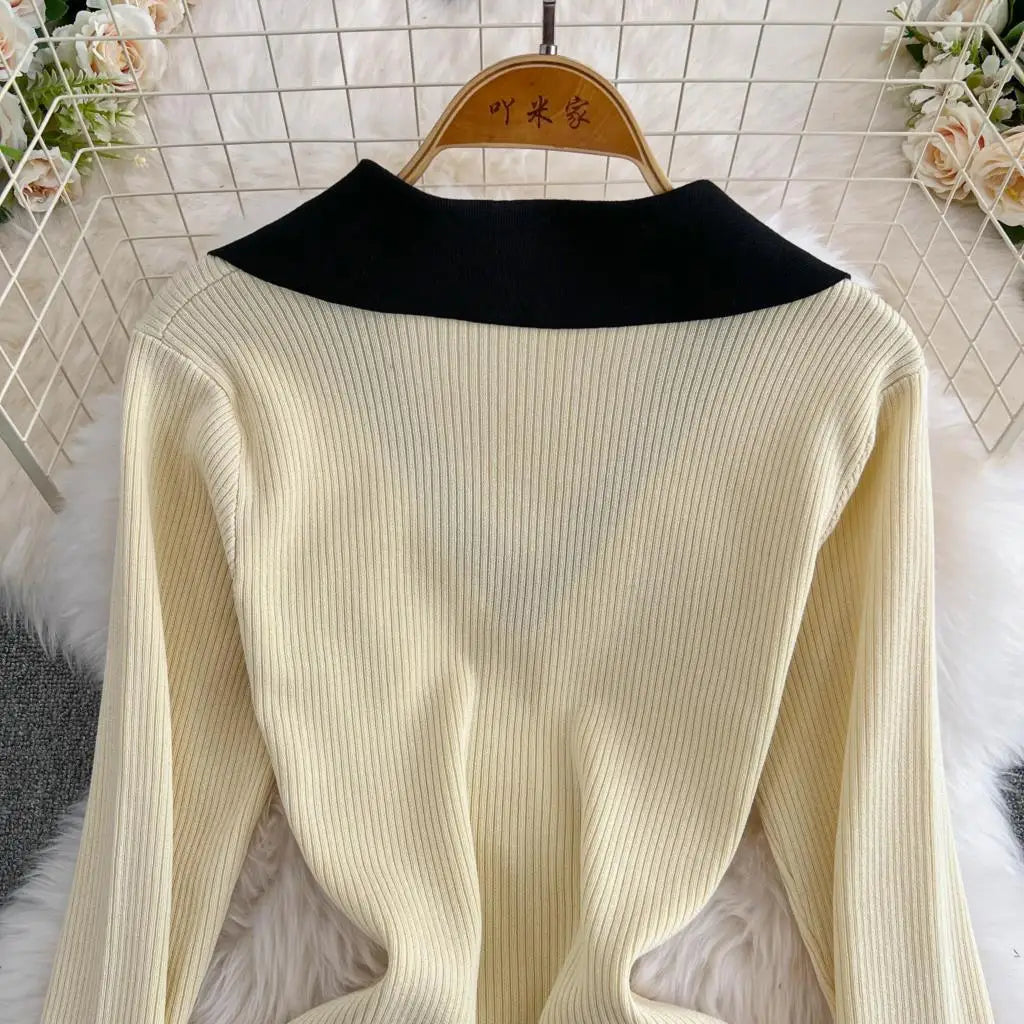 Elegant Women Fashion Casual Bodycon Knitted Dress Vintage Single Breasted Party Birthday Prom Vestidos Female Clothes Long Robe