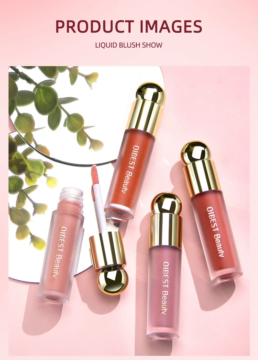 Rare Liquid Blush Beauty Natural Hydrating Pigmented Liquid Blush Easiest to Apply Non-tacky Texture Soft Pinch Liquid Blush