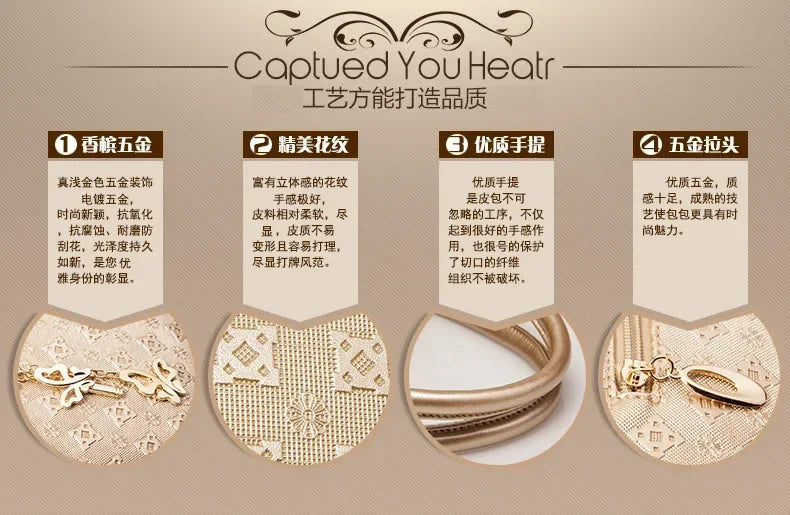 New fashion European and American one-shouldered cross-body handbags, large bags, medium bags, mother-in-law bags, women's bags