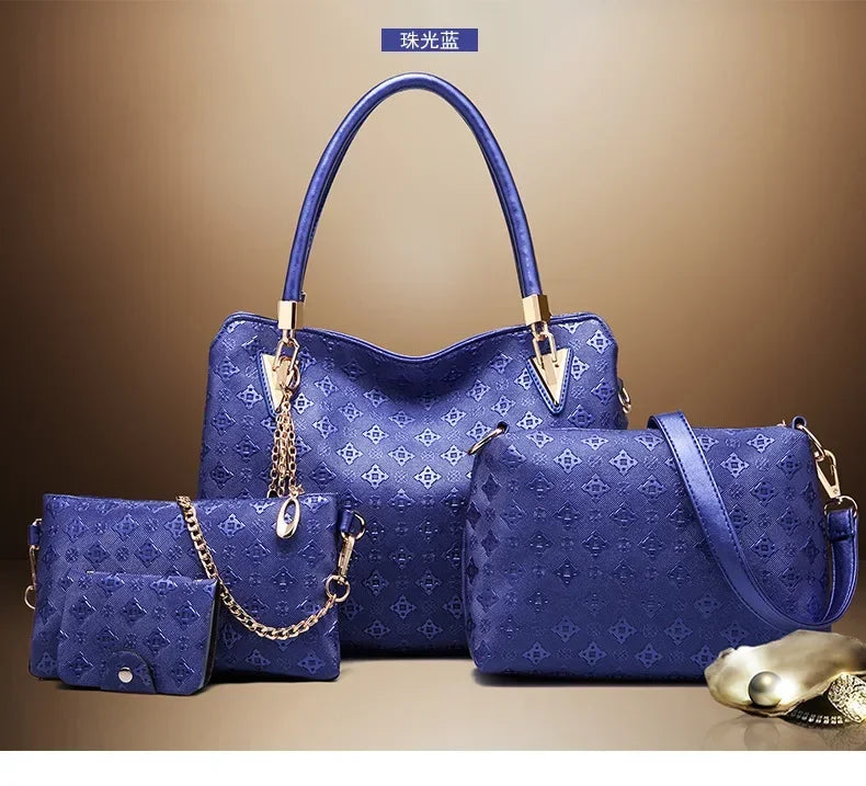 New fashion European and American one-shouldered cross-body handbags, large bags, medium bags, mother-in-law bags, women's bags