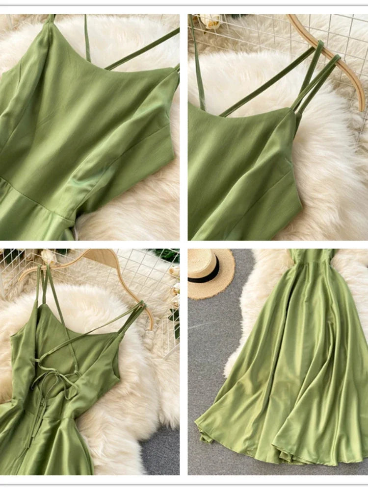 Women Evening Party Dress 2021 New Summer Off Shoulder Sexy Beach Dresses Woman Slim A-line Vingtage Long Robe Vestidos Mujer