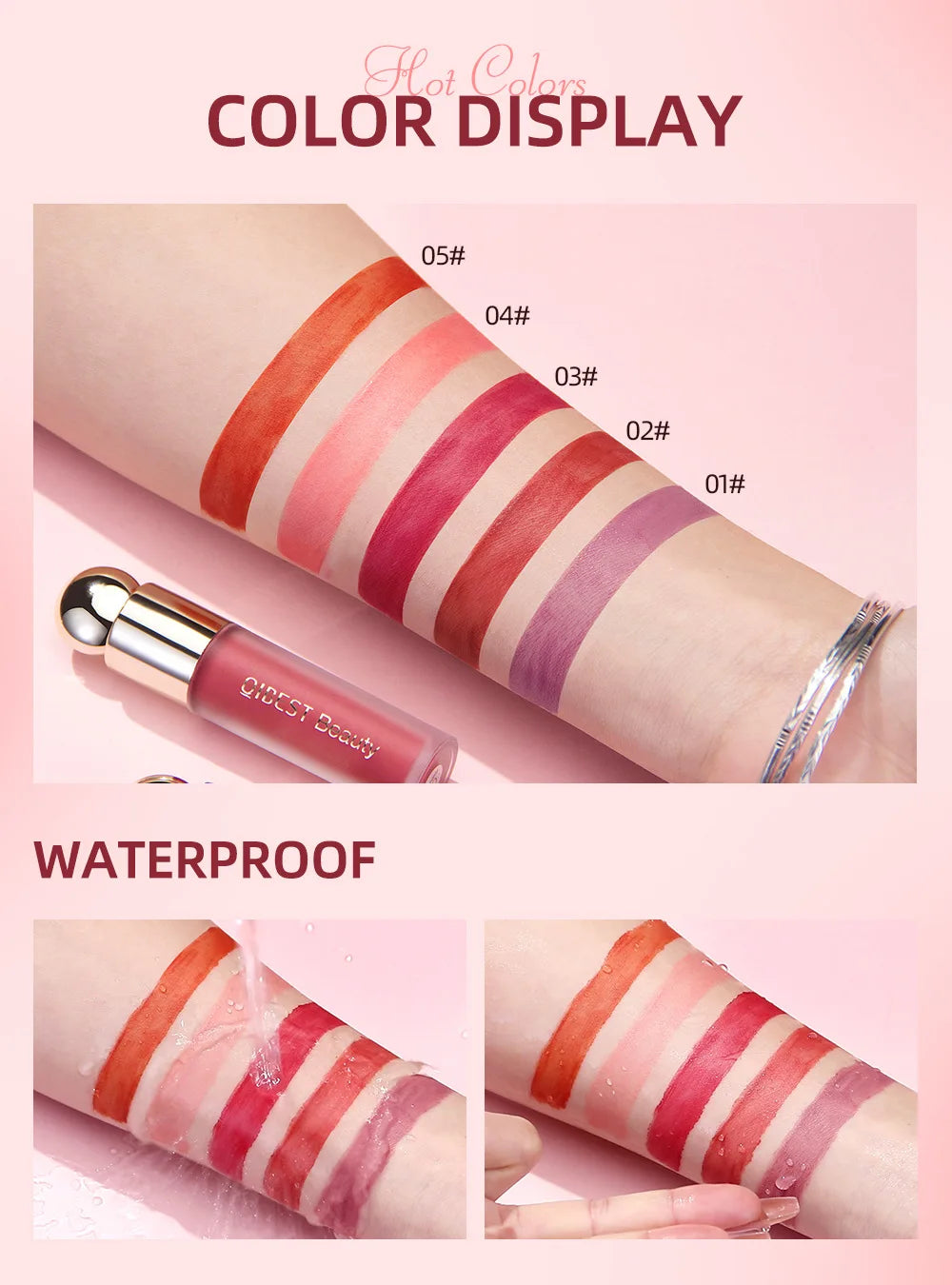 Rare Liquid Blush Beauty Natural Hydrating Pigmented Liquid Blush Easiest to Apply Non-tacky Texture Soft Pinch Liquid Blush