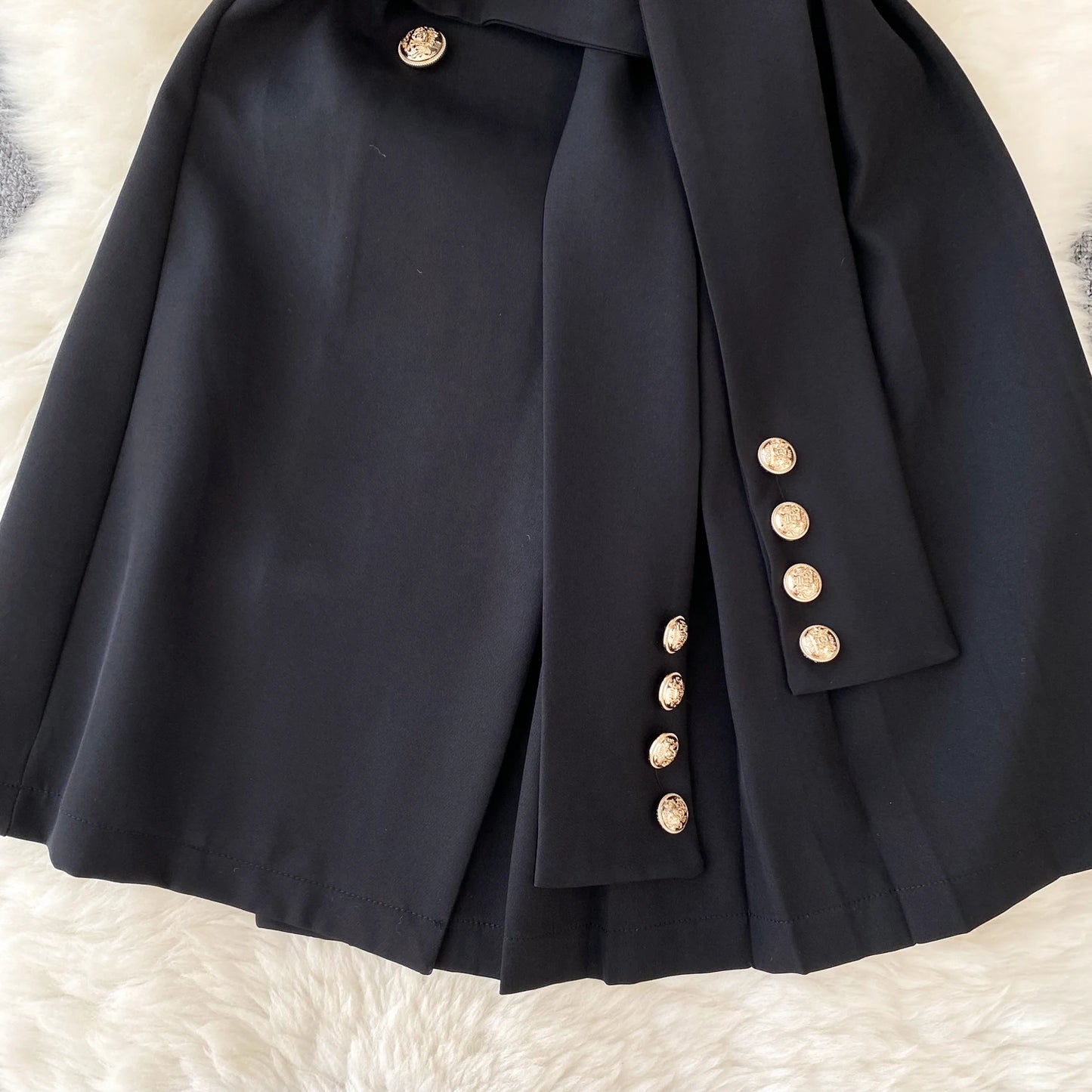 Retro Black Blazer Dress Women Lapel Short Sleeved Short Dresses Summer Casual Short Sleeve Slim Bandage Dress Vestidos