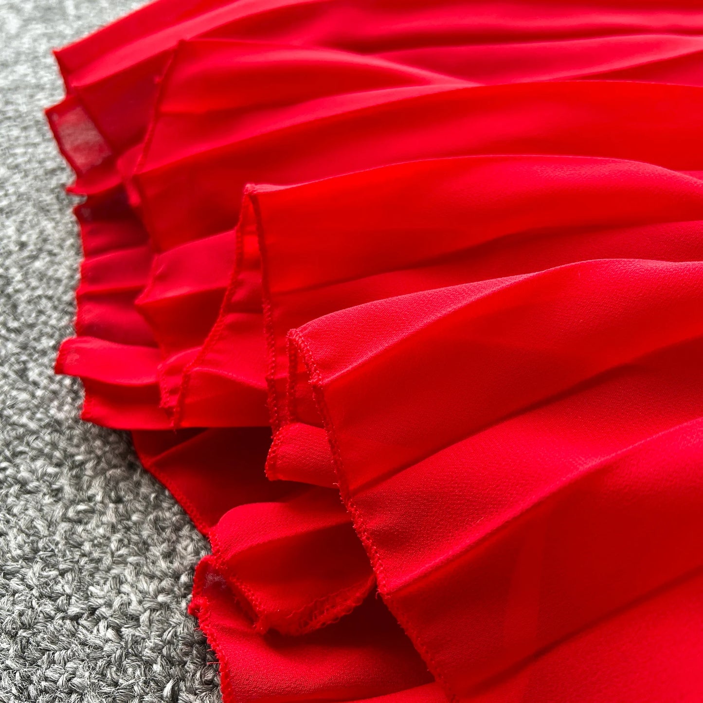 French mesh PATCHWORK Three-dimensional flower Sweet Dress Women Summer Waist Cinching pleated chiffon Dresses