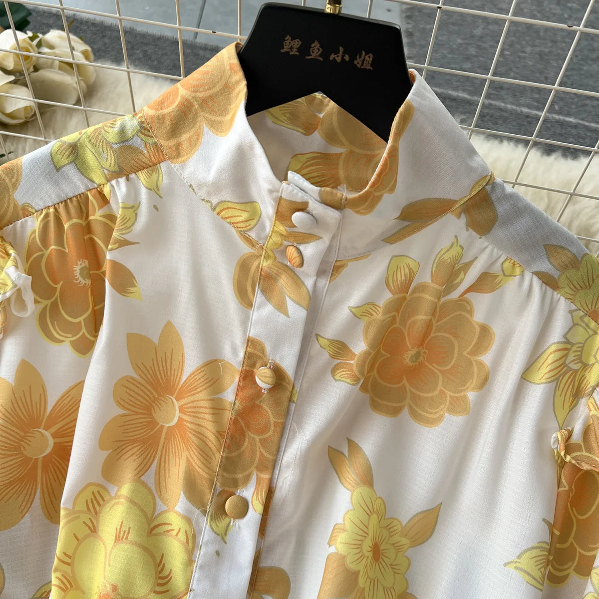 Spring Summer Holiday Dresses For Women 2023 Elegant Vintage Flower Print Dress Ruffle Trim Long Sleeve Mini Dress With Belt