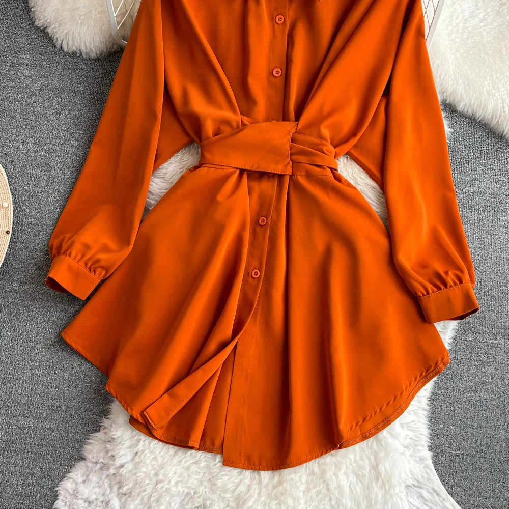 Autumn Women Elegant Casual Solid Shirts Tops Long Sleeve Vintage Party Birthday Blusas Female Chic Outerwear Blouses Clothes