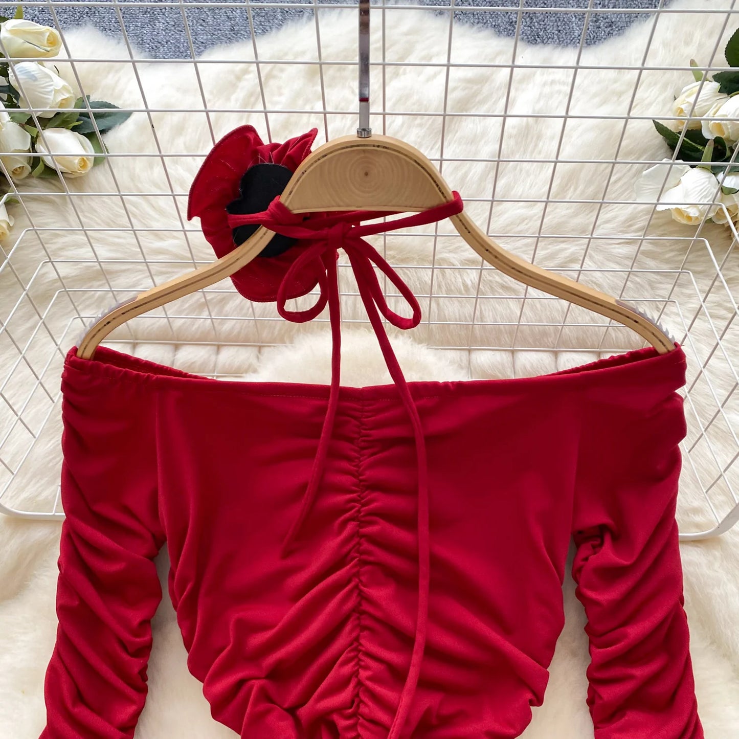 Sexy Elegant and Chic Women Pleated Mermaid Dress Strapless Bodycon Slim Evening Party Christmas Dresses Female Clothes Mujers