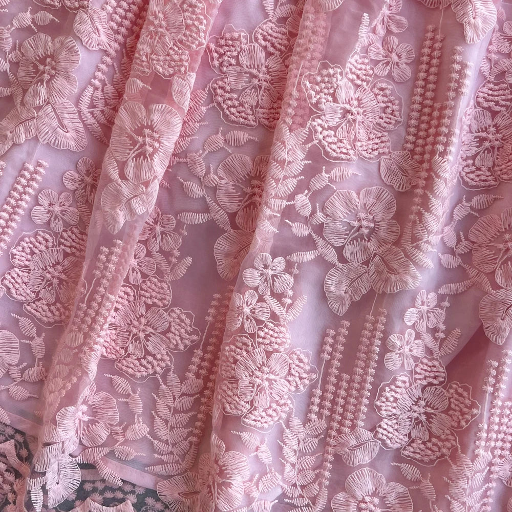 High Quality Floral Embroidery Two Piece Sets Women Suits Elegant OL Long Sleeve Shirt Mid Skirts 2 Piece Outfits Female