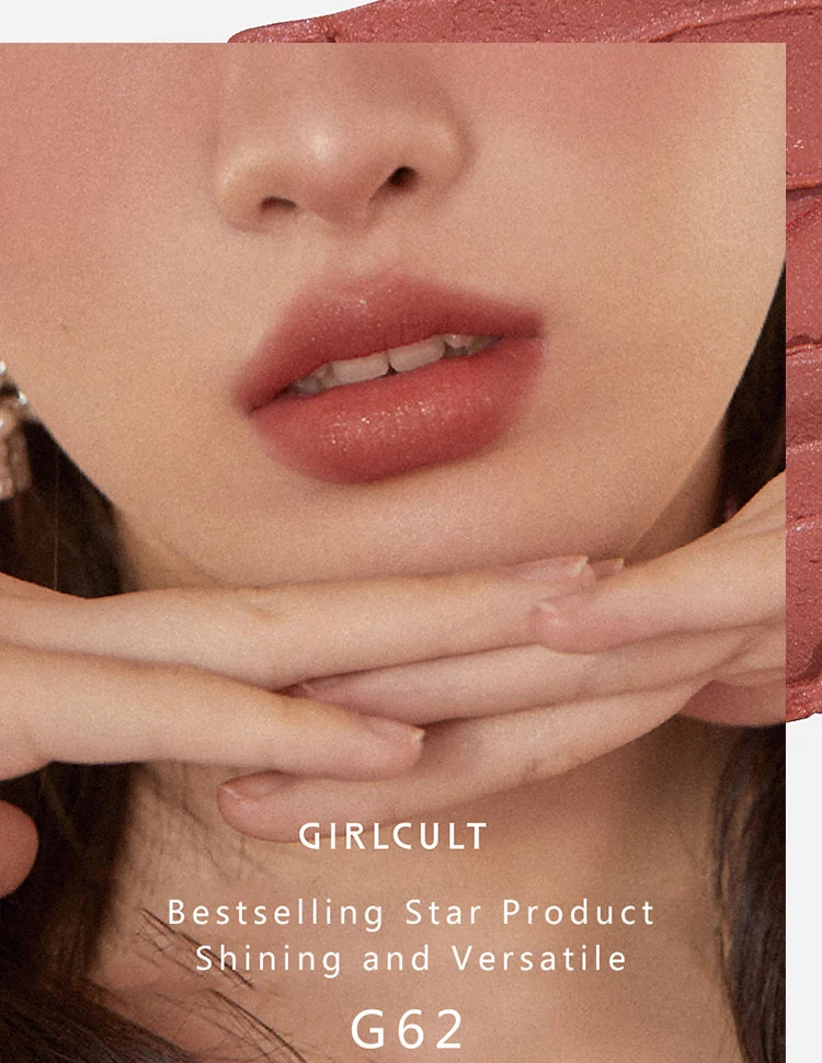 Girlcult Love Whisper Lip Cream Matte Velvet Liquid Lipstick Non-Stick Long-Lasting Lipgloss