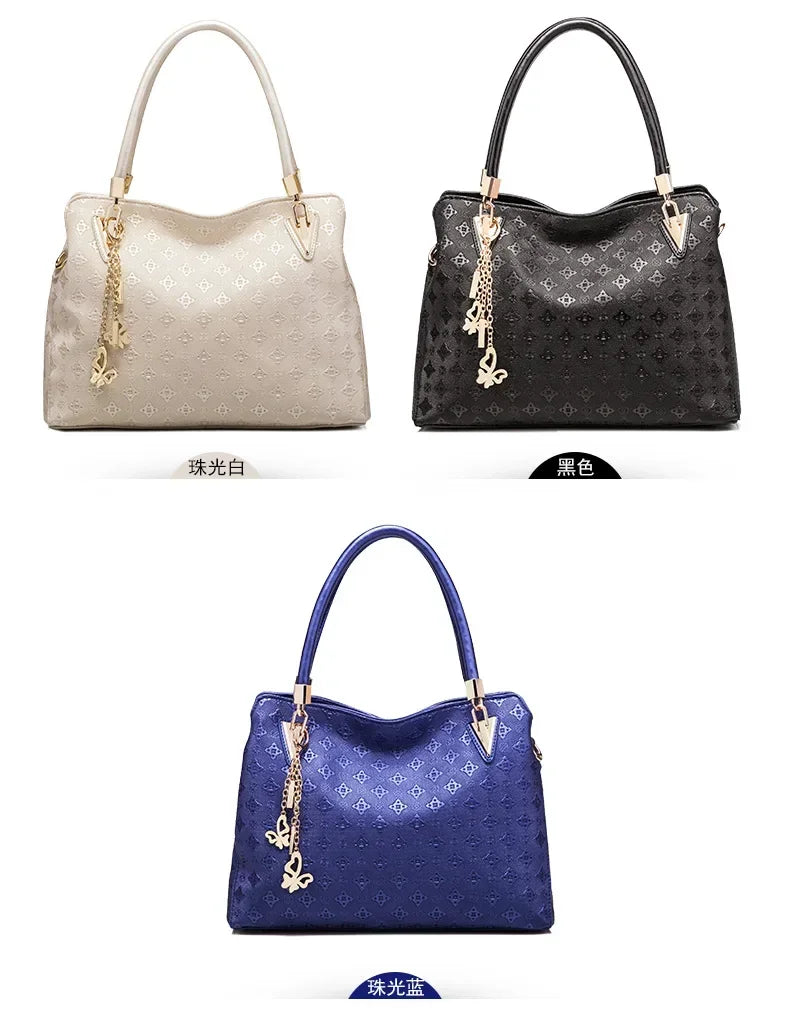 New fashion European and American one-shouldered cross-body handbags, large bags, medium bags, mother-in-law bags, women's bags