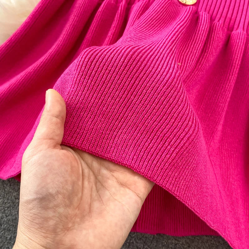 Chic V Neck Long Sleeve Elegant Mermaid Dress Sexy slim Evening Party French Fashion Knit Vestidos High Waist Autumn Slim Robe