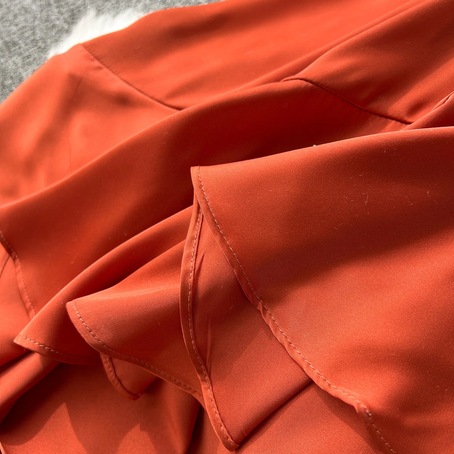 Women Elegant Satin Dress Summer Bandage High Waisted Ruffled Irregular Blazer Dresses Ladies A-line Vintage Party Long Robe