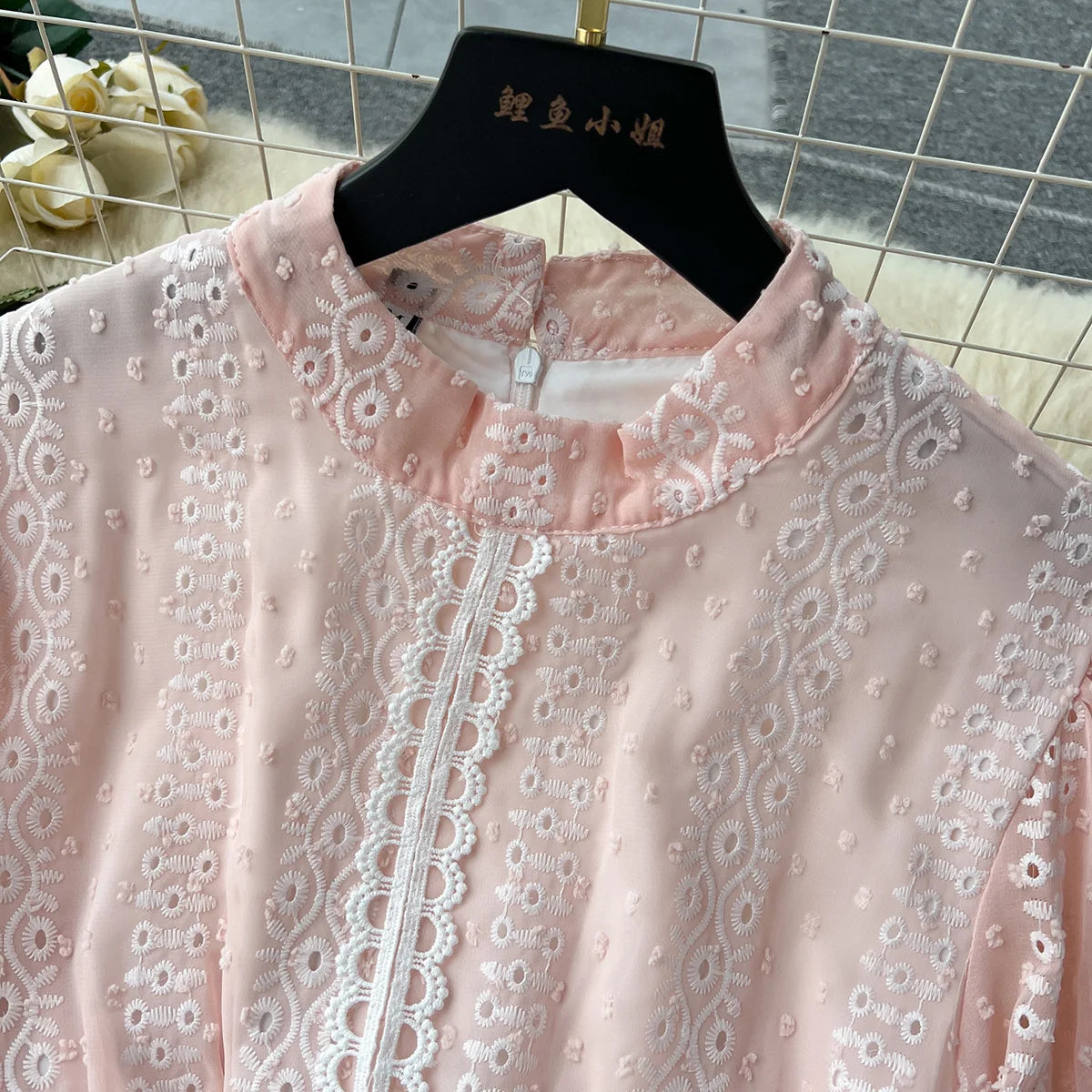 Dresses For Women 2023 Luxury Fashion Waist Lace Up Embroidery Dress Spring Long Sleeve Elegant Wedding Guest Party Mini Dress