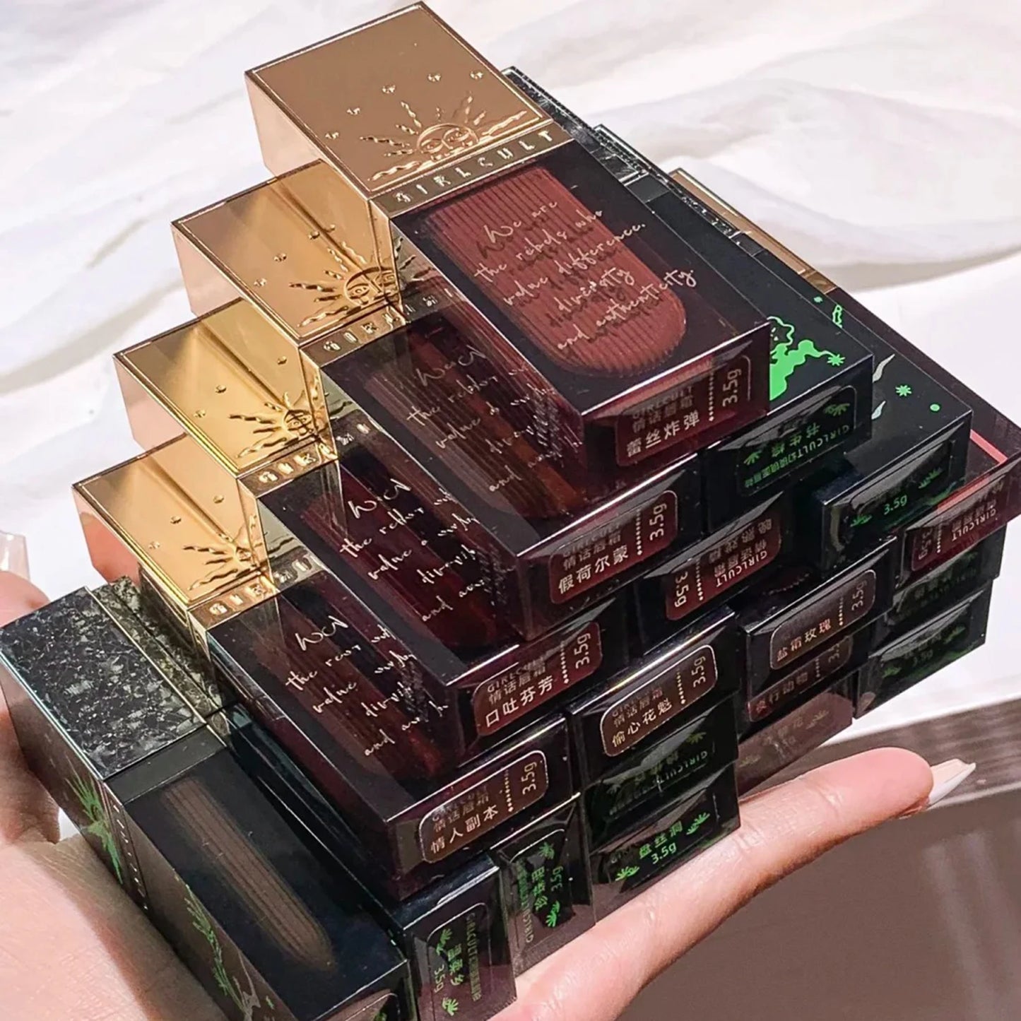 Girlcult Cyberpunk Lip Gloss Liquid Lipstick High Shine Moisturizing, Hydrating Long-Lasting Mirror Finish