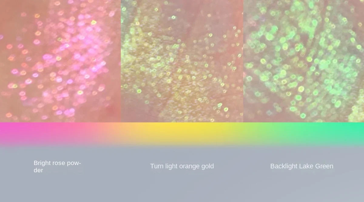 Kaleidos Highlighting Chameleon Diamond Face Highlighter & Glitter Palette Chrome Metallic Eyeshadow Makeup