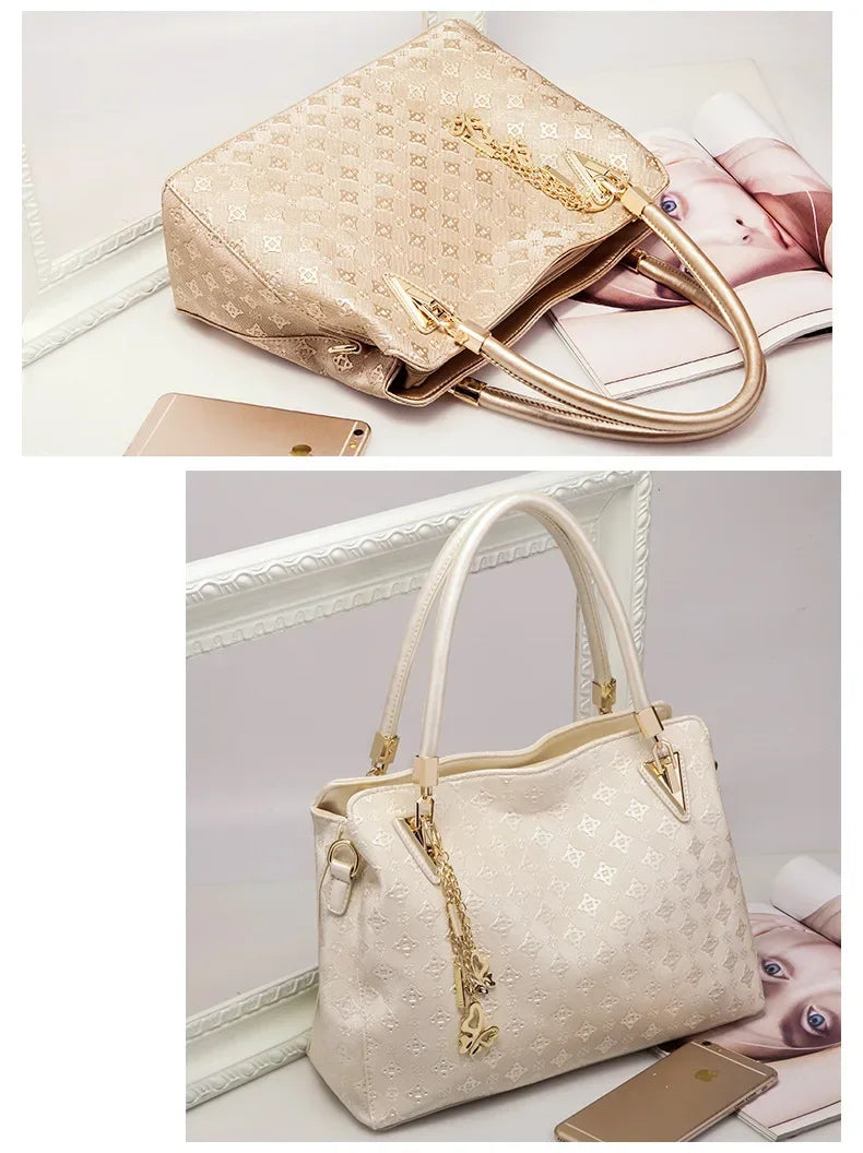 New fashion European and American one-shouldered cross-body handbags, large bags, medium bags, mother-in-law bags, women's bags