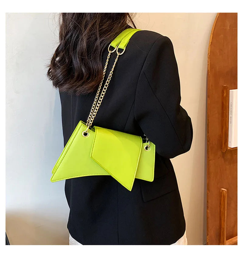 High quality Ladies Shoulder Bag Sense of luxury Chain Handbags Premium Leather Retro Women Bags Designer Lady Armpit Bag Clutch