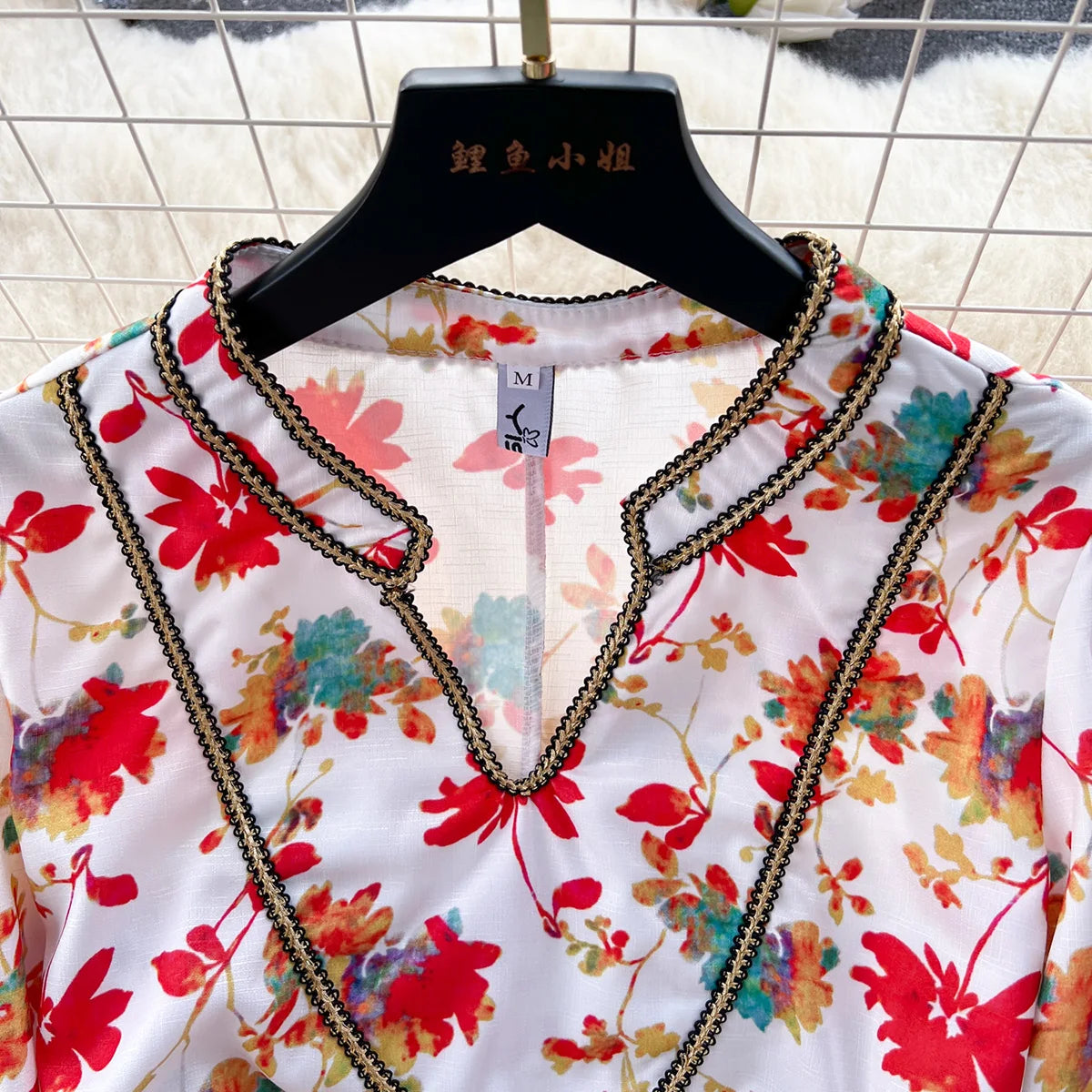 Elegant Dresses For Women 2023 New In Contrast Trim Vintage Floral Print Dress V Neck Long Sleeve Ruffle Hem Vacation Mini Dress