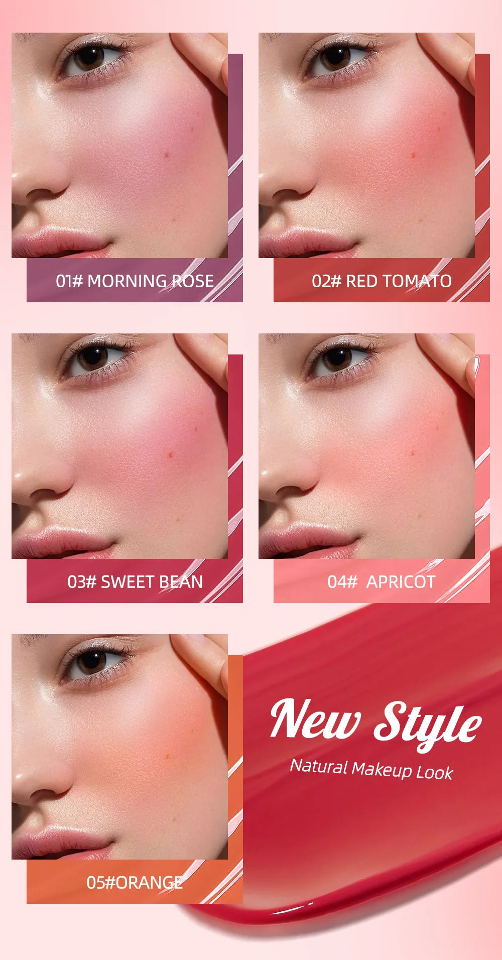 Rare Liquid Blush Beauty Natural Hydrating Pigmented Liquid Blush Easiest to Apply Non-tacky Texture Soft Pinch Liquid Blush