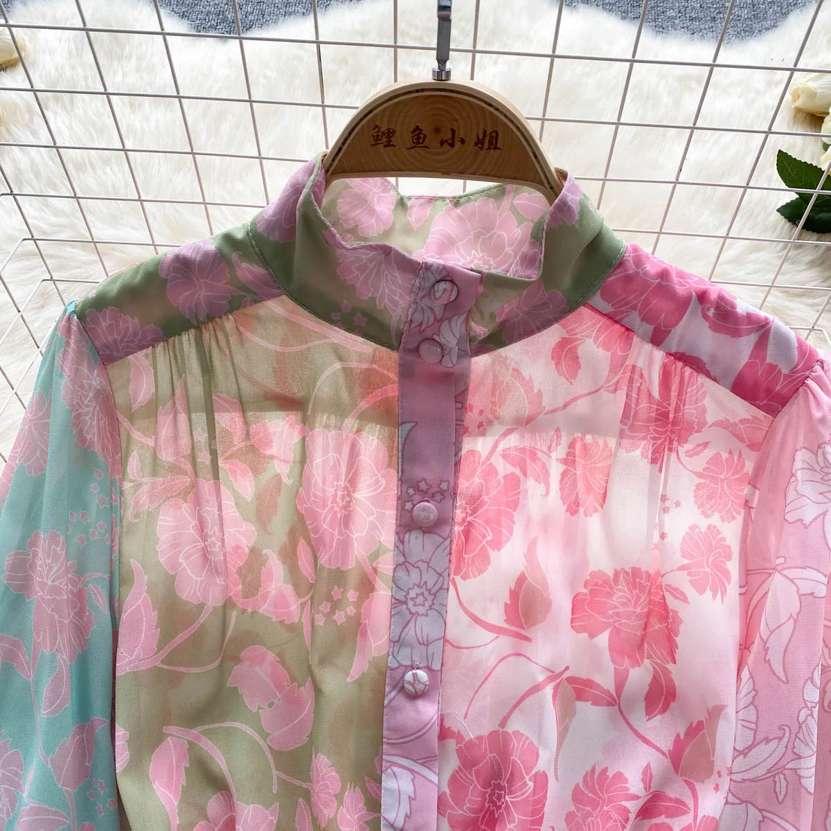 Chic Print Pleated Elegant Lantern Sleeve Dress A-line Casual Lace Up Vacation Party Dress Women Fashion Autumn Spring Vestidos