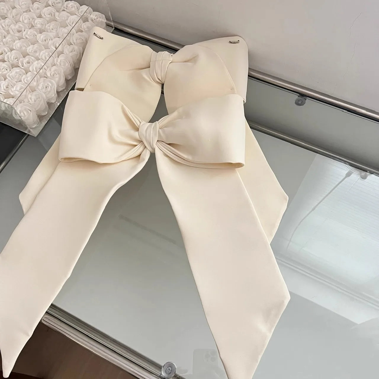 Small Fragrant Sleeveless A-line Dress With Big Bow Summer Women's Luxury Mini Dresses Trendy Temperament Evening Dress Elegant