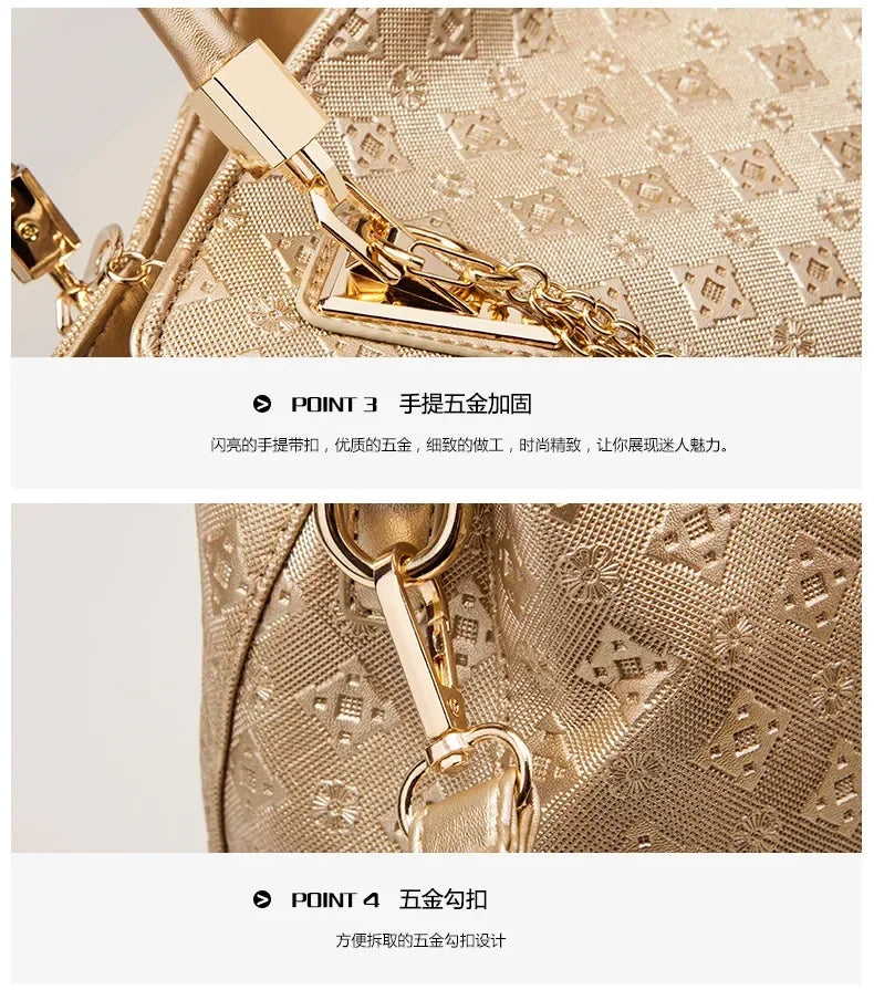 New fashion European and American one-shouldered cross-body handbags, large bags, medium bags, mother-in-law bags, women's bags