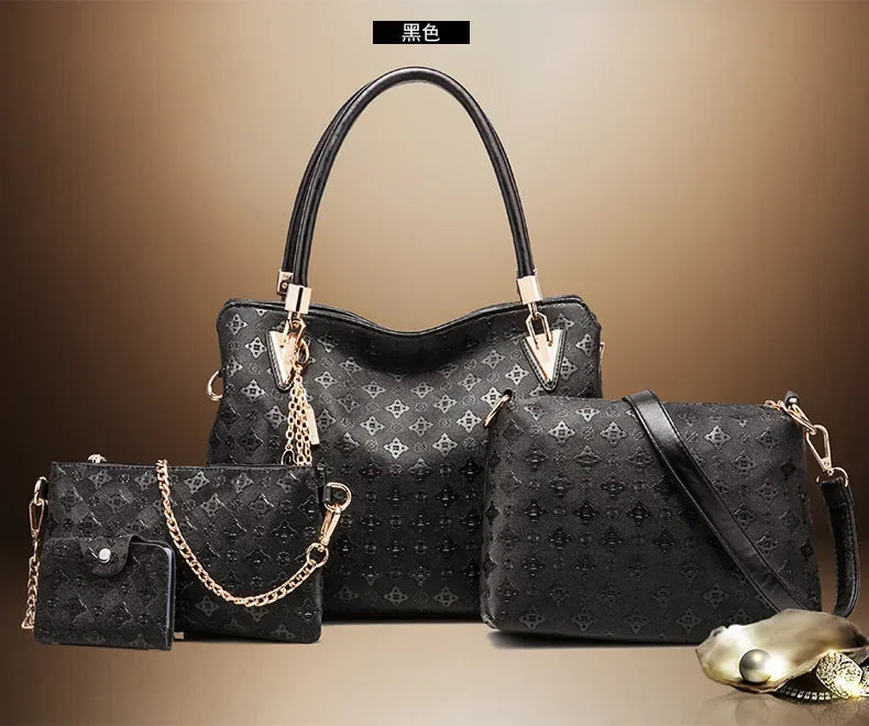 New fashion European and American one-shouldered cross-body handbags, large bags, medium bags, mother-in-law bags, women's bags