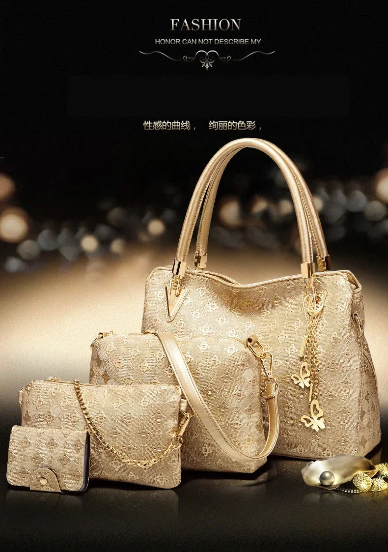 New fashion European and American one-shouldered cross-body handbags, large bags, medium bags, mother-in-law bags, women's bags