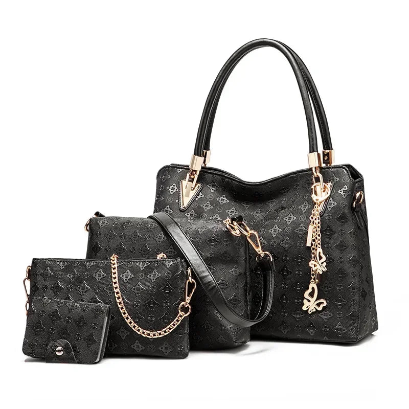 New fashion European and American one-shouldered cross-body handbags, large bags, medium bags, mother-in-law bags, women's bags