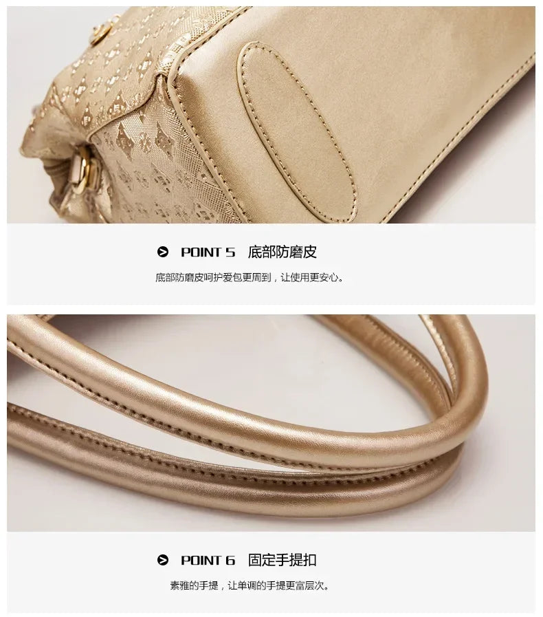 New fashion European and American one-shouldered cross-body handbags, large bags, medium bags, mother-in-law bags, women's bags