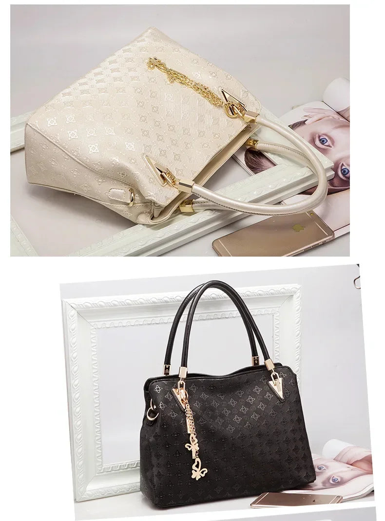 New fashion European and American one-shouldered cross-body handbags, large bags, medium bags, mother-in-law bags, women's bags