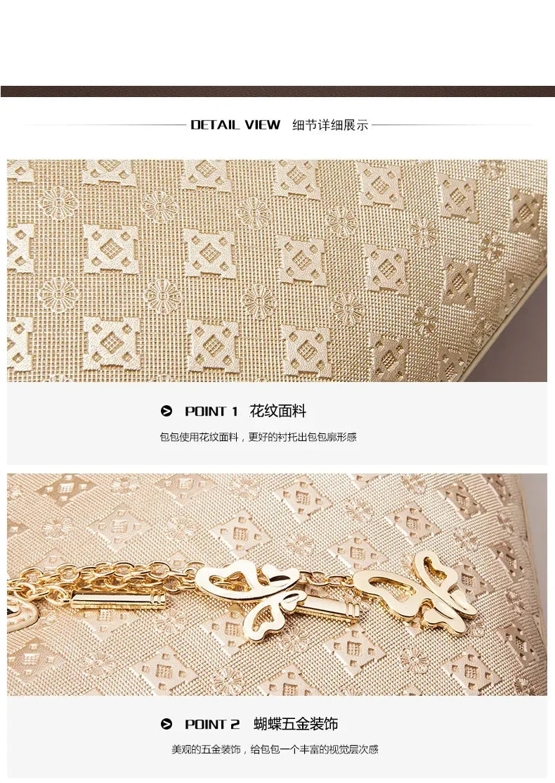 New fashion European and American one-shouldered cross-body handbags, large bags, medium bags, mother-in-law bags, women's bags