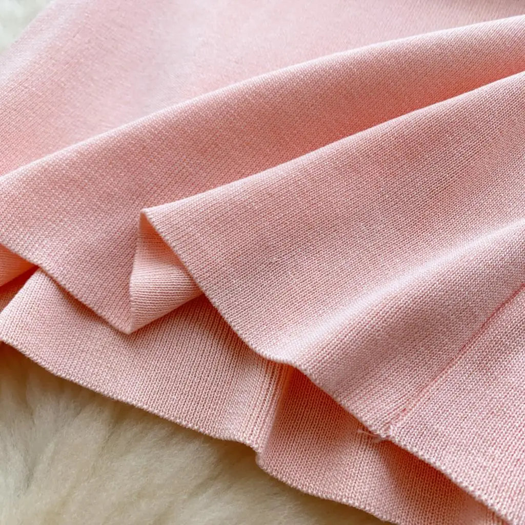 Sexy V-Neck Knitted Mini Dress for Women Elegant Spaghetti Strap Ribbon Slim Dresses One Piece Solid Female Clothes Autumn New
