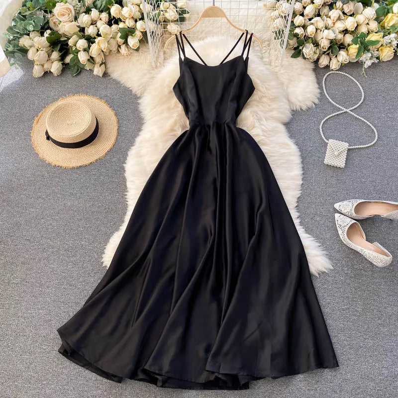 Women Evening Party Dress 2021 New Summer Off Shoulder Sexy Beach Dresses Woman Slim A-line Vingtage Long Robe Vestidos Mujer