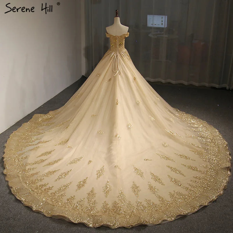New Sleeveless Extreme Luxury Vintage Wedding Dresses 2024 High-end Sexy Beading Sequined Bridal Gown Vestido de Novia