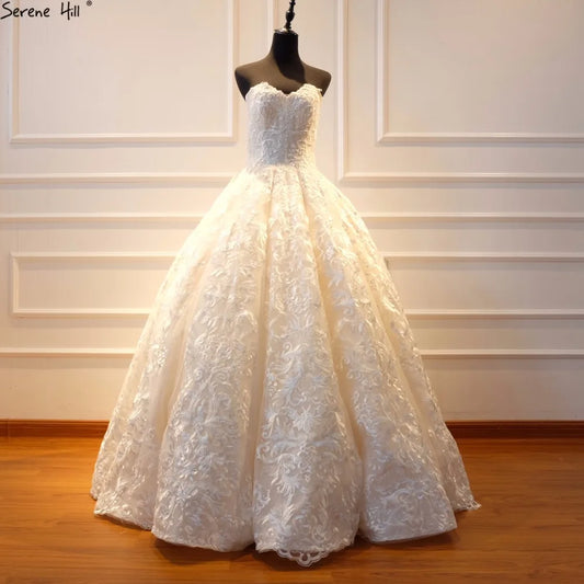 New Vintage High-end Luxury Bridal Wedding Dress 2024 Appliques Beading Off Shoulder Sexy Princess Wedding Gown Real Photo