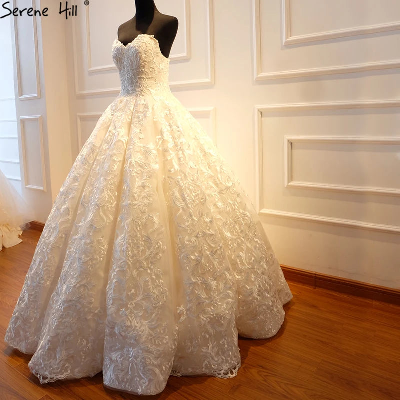 New Vintage High-end Luxury Bridal Wedding Dress 2024 Appliques Beading Off Shoulder Sexy Princess Wedding Gown Real Photo