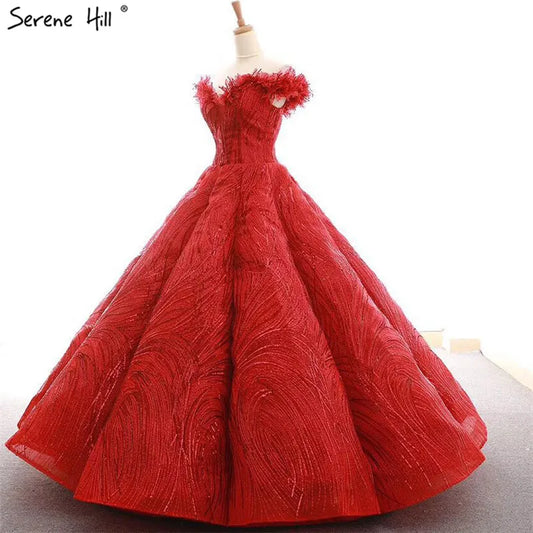 2024 Fashion Off Shoulder Vintage Wedding Ball Gowns Sleeveless Sexy Lace Up Bridal Wedding Gown Floor Length Real Photo 66597