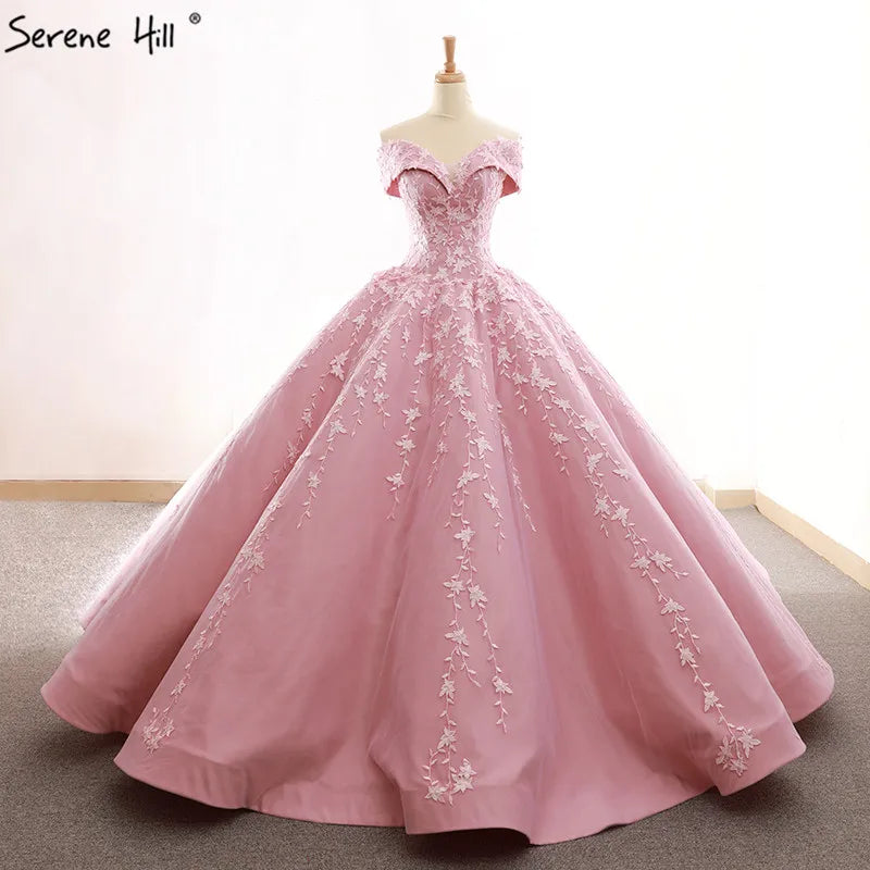 2024 Newest Fashion Princess Vintage Wedding Dress Appliques Off Shoulder Sexy Bridal Wedding Gown Floor Length Real Photo 66590