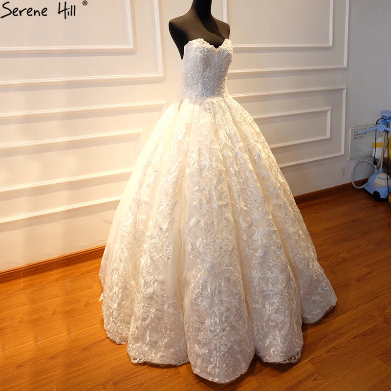 New Vintage High-end Luxury Bridal Wedding Dress 2024 Appliques Beading Off Shoulder Sexy Princess Wedding Gown Real Photo