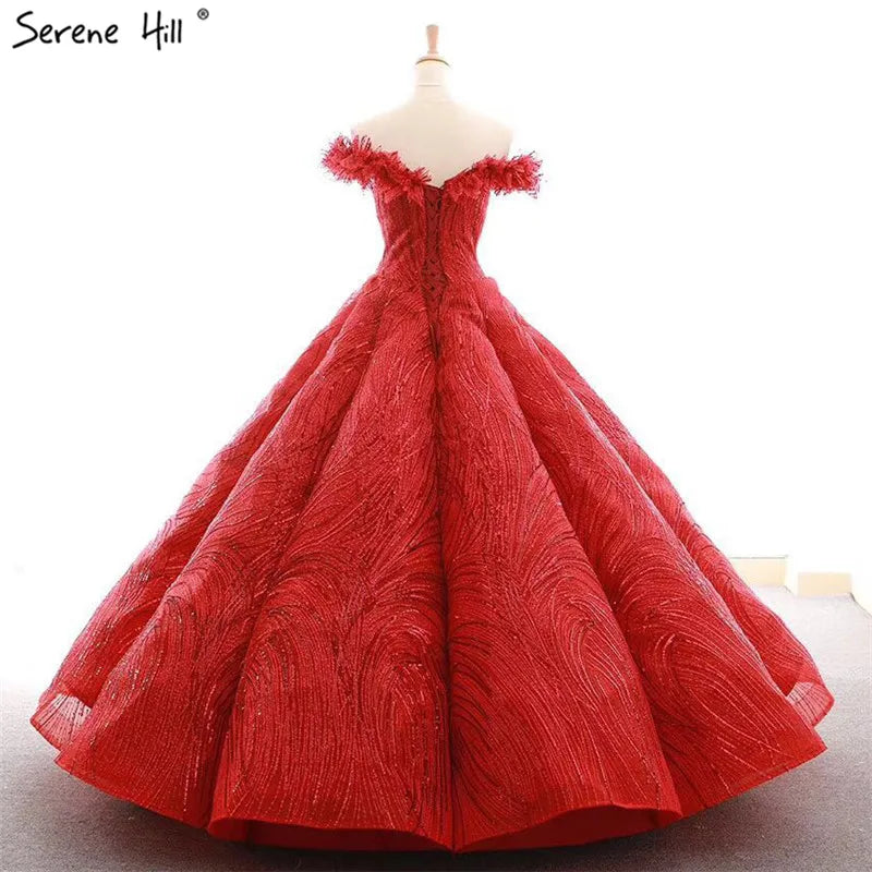 2024 Fashion Off Shoulder Vintage Wedding Ball Gowns Sleeveless Sexy Lace Up Bridal Wedding Gown Floor Length Real Photo 66597