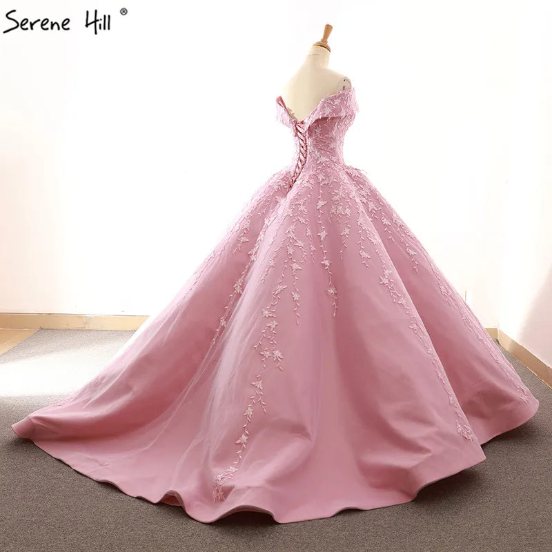 2024 Newest Fashion Princess Vintage Wedding Dress Appliques Off Shoulder Sexy Bridal Wedding Gown Floor Length Real Photo 66590